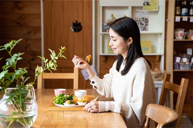 おやつ付きのランチ