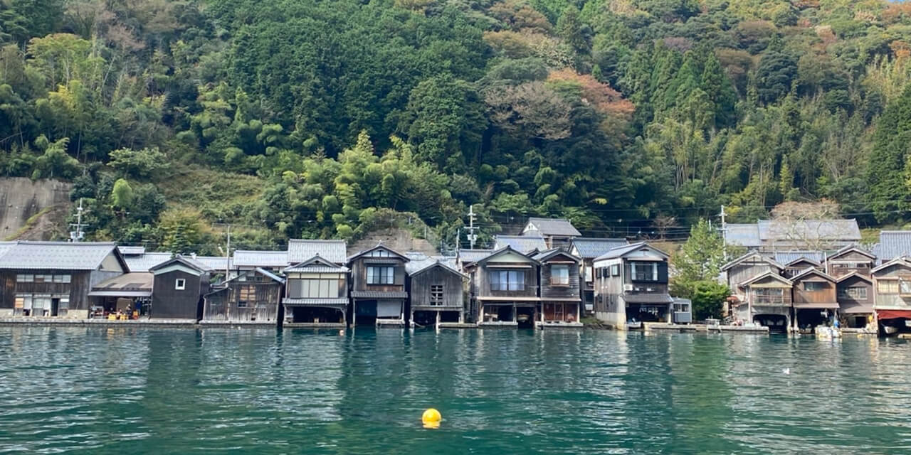 京都伊根の舟屋
