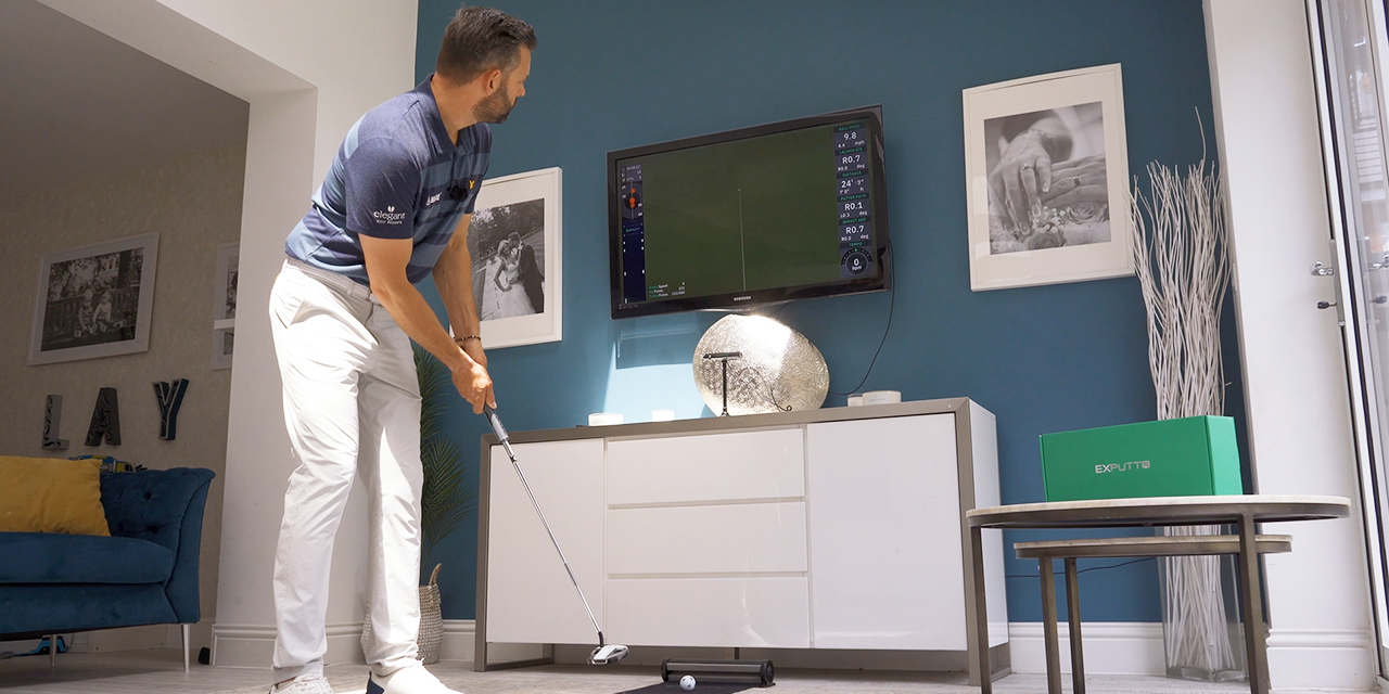 実戦に備えるパッティングシミュレーター EXPUTT リアルグリーン | GPRO