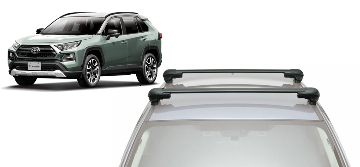 ＲＡＶ４（フラット型ルーフレール付き）ルーフキャリアセット｜カーメイト