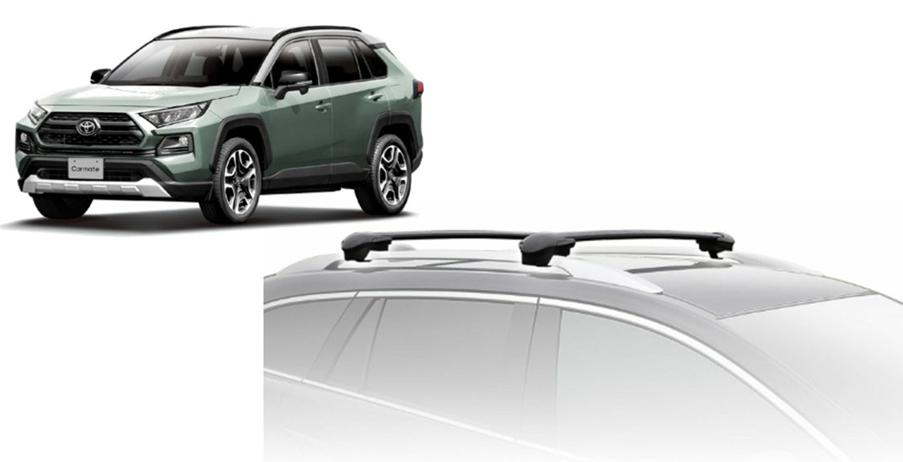 ＲＡＶ４（ブリッジ型ルーフレール付き）ルーフキャリアセット｜カーメイト