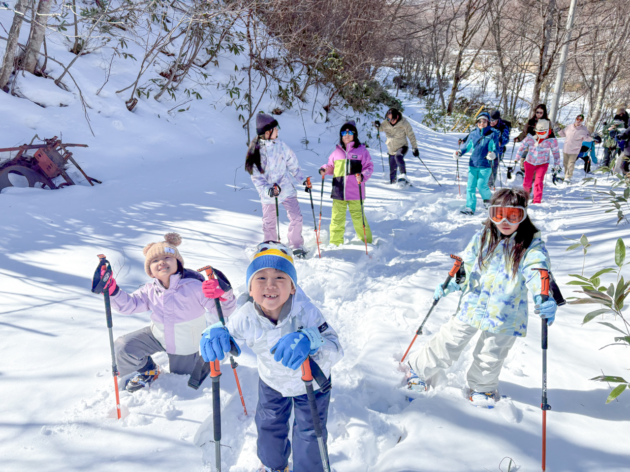 雪遊び