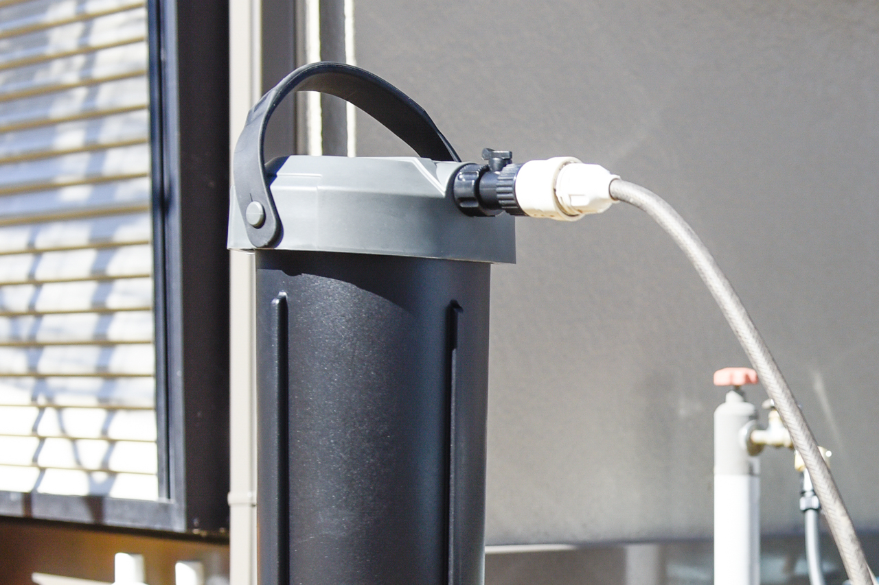 ホース接続部分