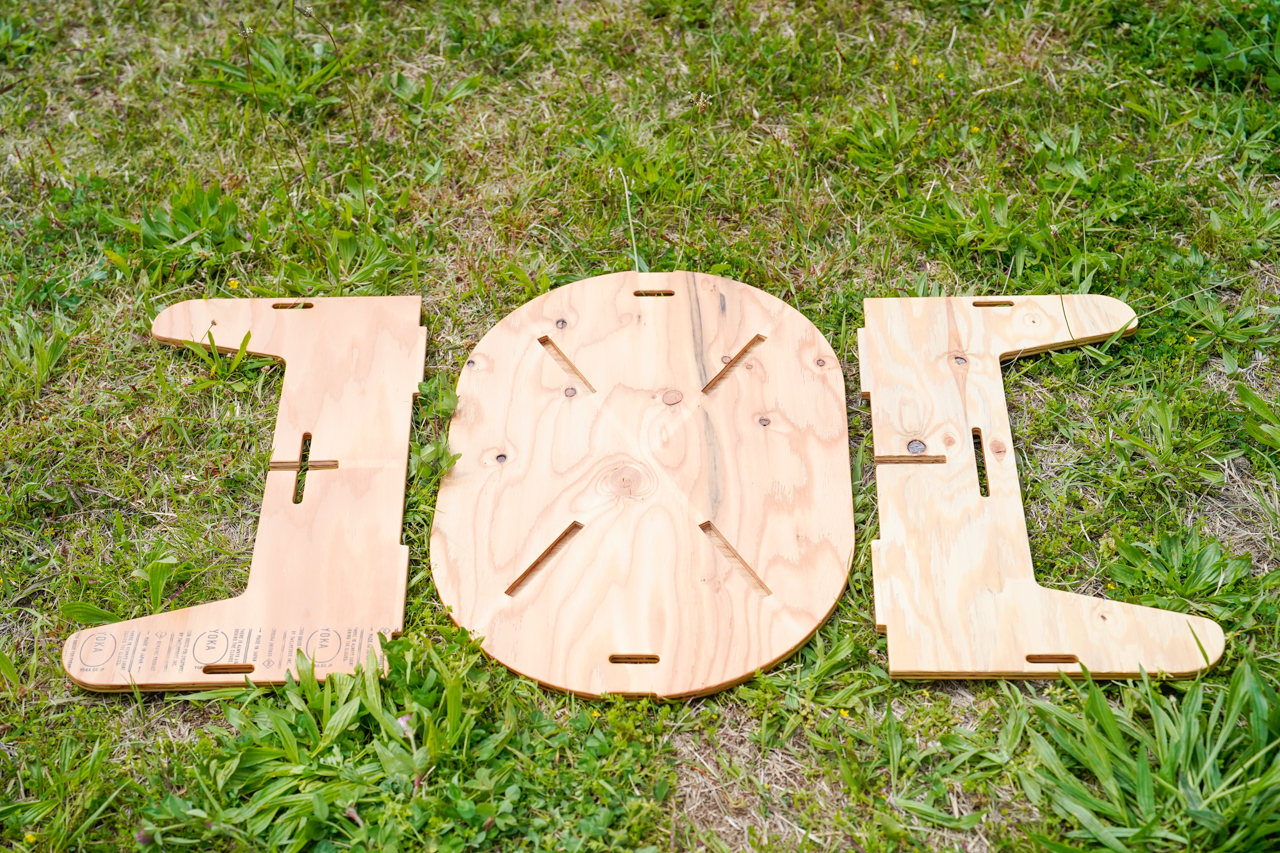 OVAL TABLEの全3パーツ